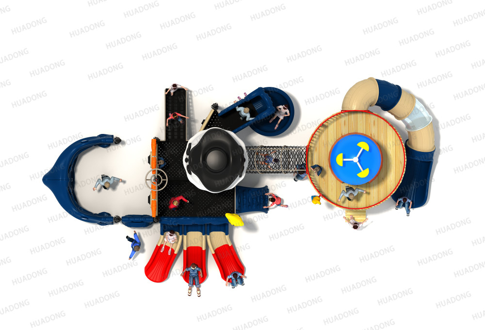 Pirates Ship Series สนามเด็กเล่นกลางแจ้ง HD-HDD001-21152