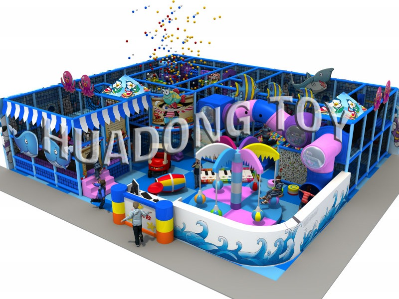 สนามเด็กเล่นในร่ม สนามเด็กเล่น Ocean Adventure HD15B-028A