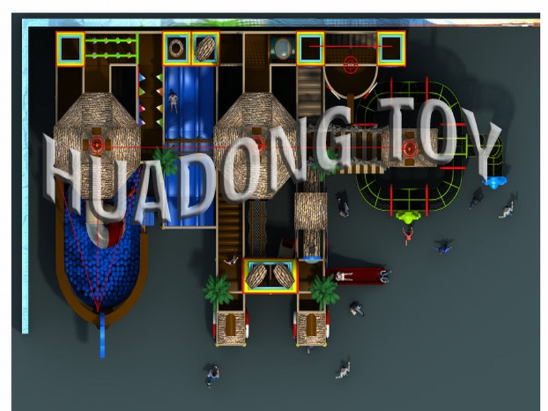 สนามเด็กเล่นในร่ม Ancient Tribe HD15B-009A