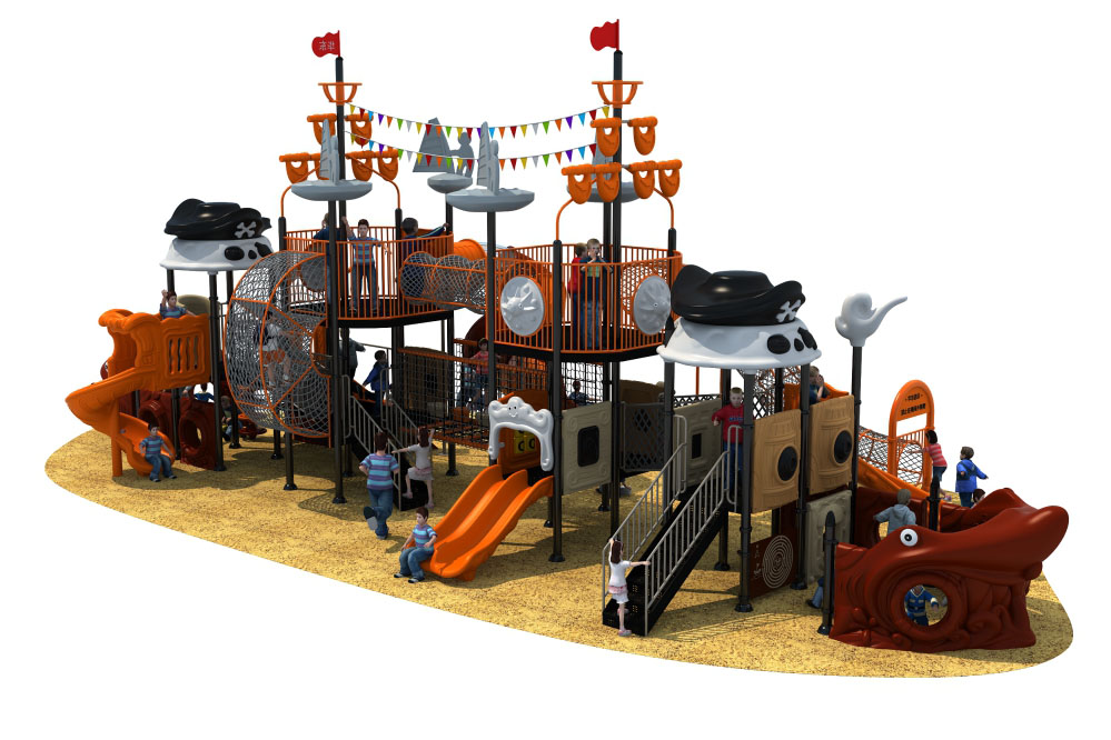 Pirates Ship Series สนามเด็กเล่นกลางแจ้ง HD-HDD017-21150