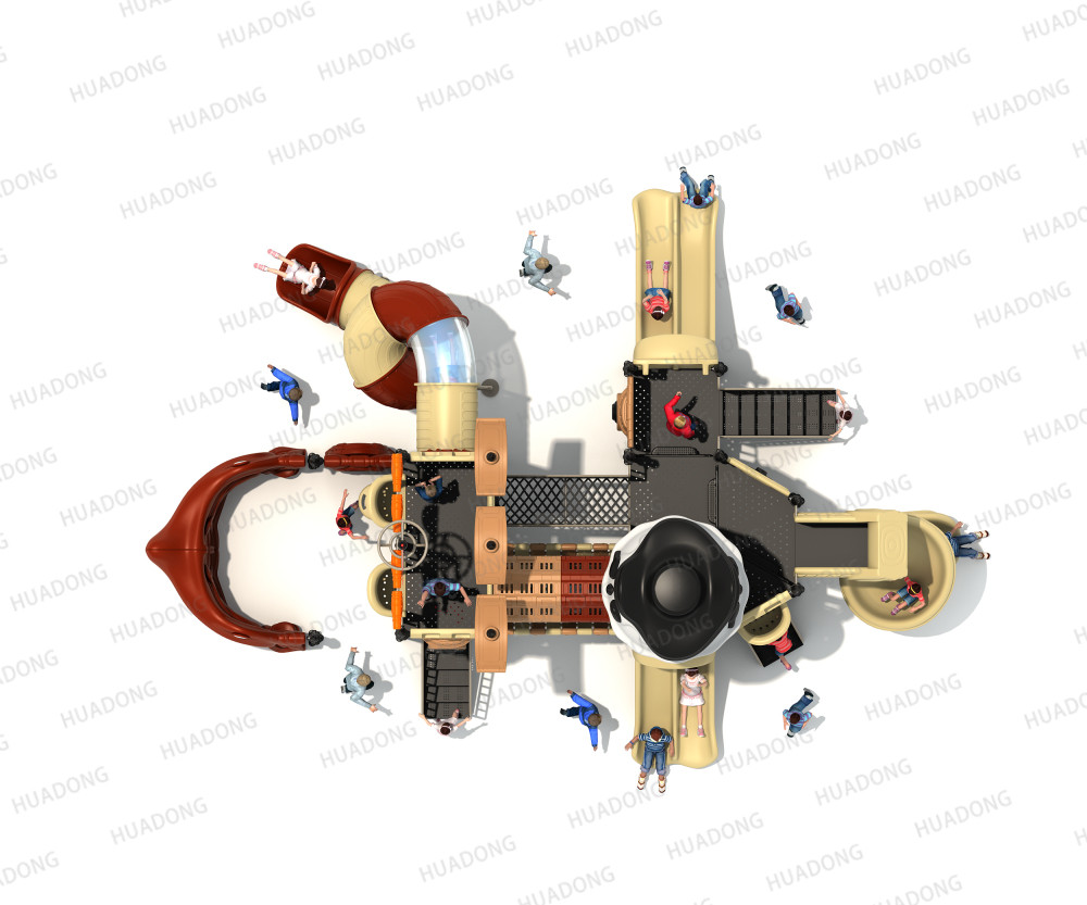 Pirates Ship Series สนามเด็กเล่นกลางแจ้ง HD-HDD007-21156