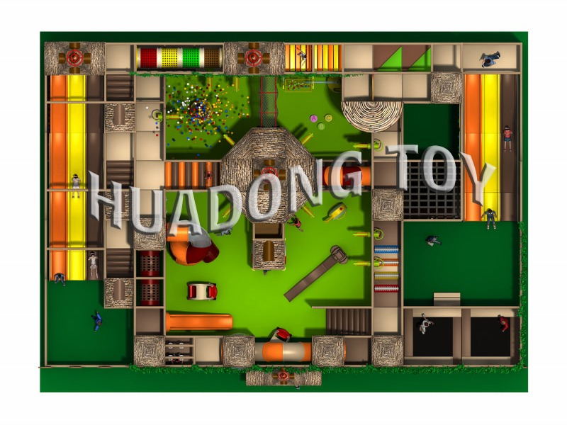 สนามเด็กเล่นในร่ม Ancient Tribe HD15B-011A