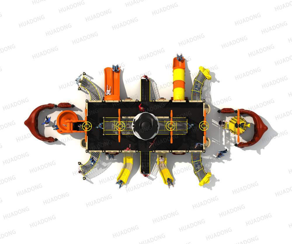 Pirates Ship Series สนามเด็กเล่นกลางแจ้ง HD-HDD004-21153