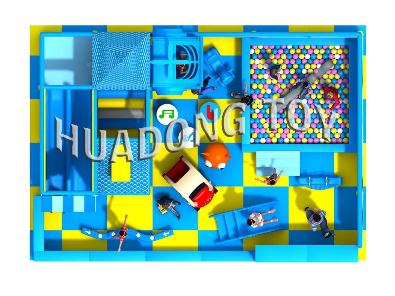 สนามเด็กเล่นในร่ม สนามเด็กเล่น Ocean Adventure HD15B-048B