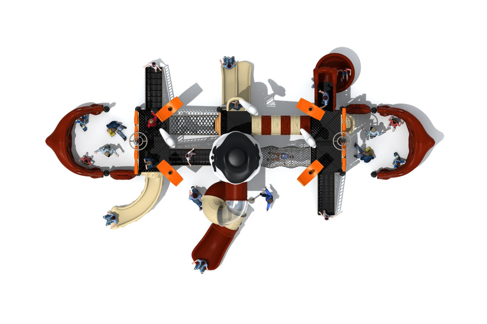 Pirates Ship Series สนามเด็กเล่นกลางแจ้ง HD-HDD018-21151