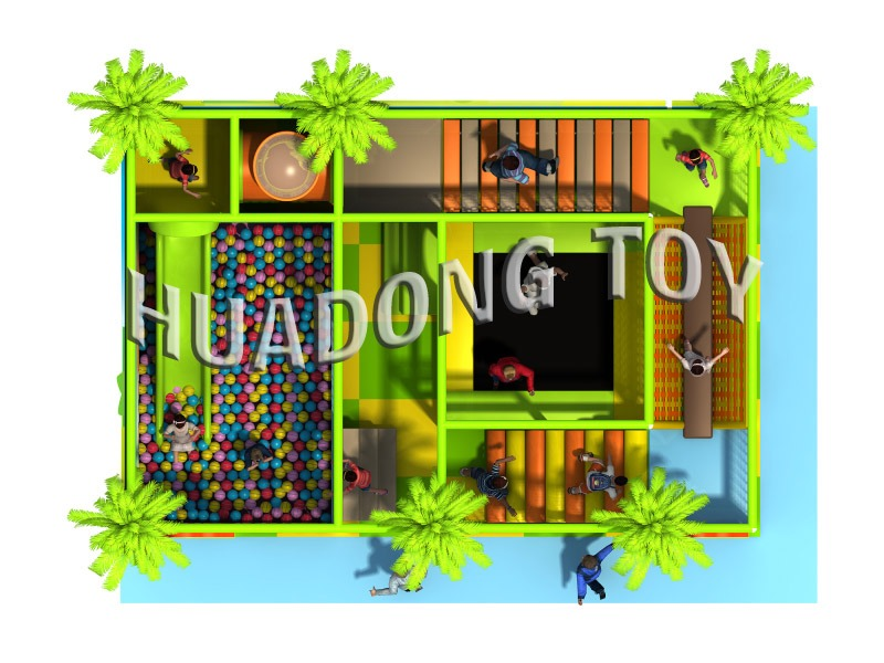 สนามเด็กเล่นในร่ม ชุดจราจร HD15B-052B