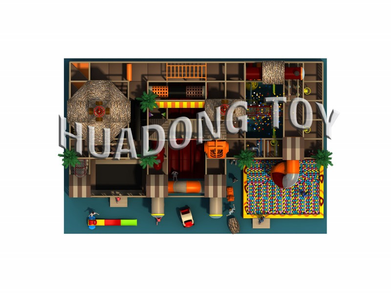 สนามเด็กเล่นในร่ม Ancient Tribe HD15B-005A