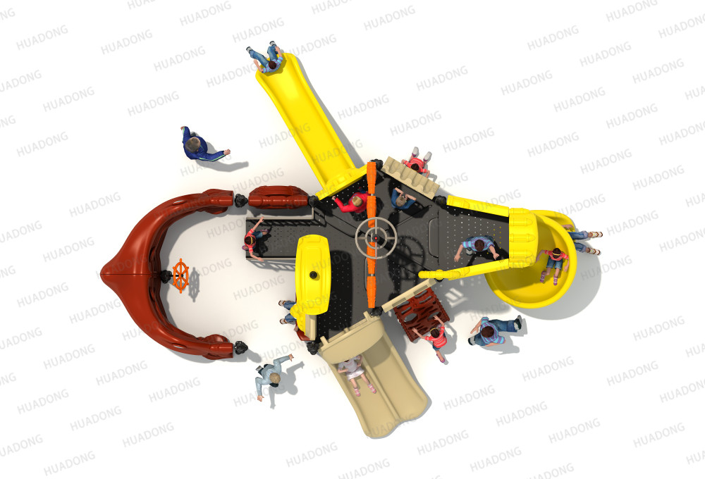 Pirates Ship Series สนามเด็กเล่นกลางแจ้ง HD-HDD015-19145