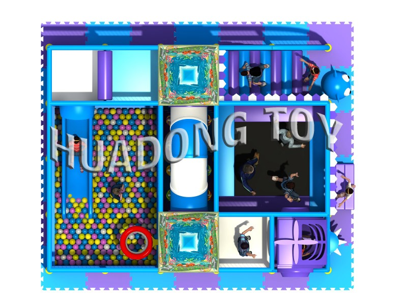 สนามเด็กเล่นในร่ม สนามเด็กเล่น Ocean Adventure HD15B-048D