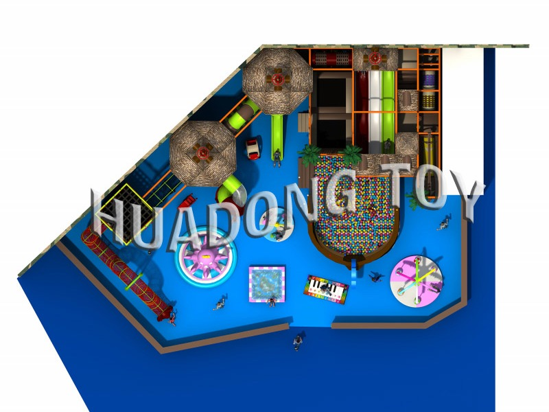 สนามเด็กเล่นในร่ม Ancient Tribe HD15B-008A